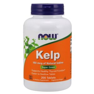 Kelp 150 mcg Yodo natural 200 tabletas