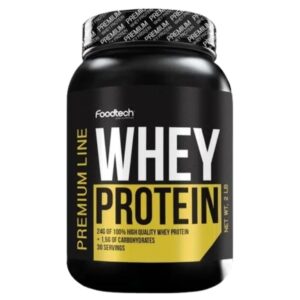 Whey Protein Premium Line 2 Lbs - Foodtech Sabor  Smothie Delite Vainilla