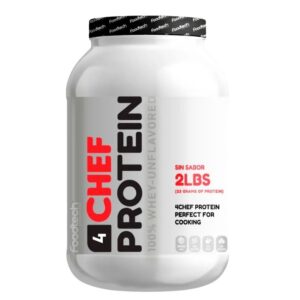4CHEF 100% Whey Protein 2 LB Sin Sabor