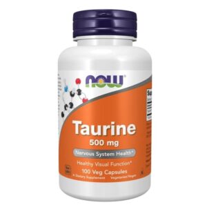 Taurina/Taurine 500 mg, 100 veg capsules
