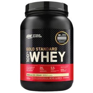 Gold Standard Whey Protein 2 Lb - 907 Gr - Sabor Vainilla Ice Cream