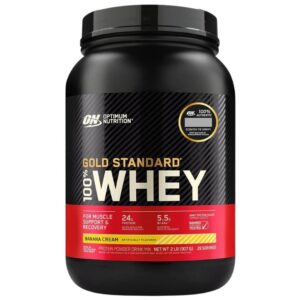 Gold Standard Whey Protein 2 Lb - 907 Gr - Sabor Banana Cream