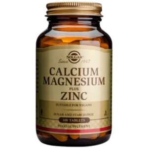 Calcium, Magnesium, Zinc Plus, 100 tablets