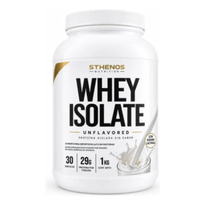 Proteina Isolatada Whey Sin Sabor 1kg Sin Soya 30 Serv 29g